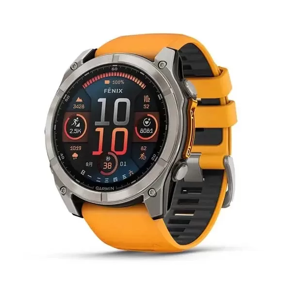 佳明 Fenix 8 2026款旗舰太阳能尊贵版户外GPS腕表
